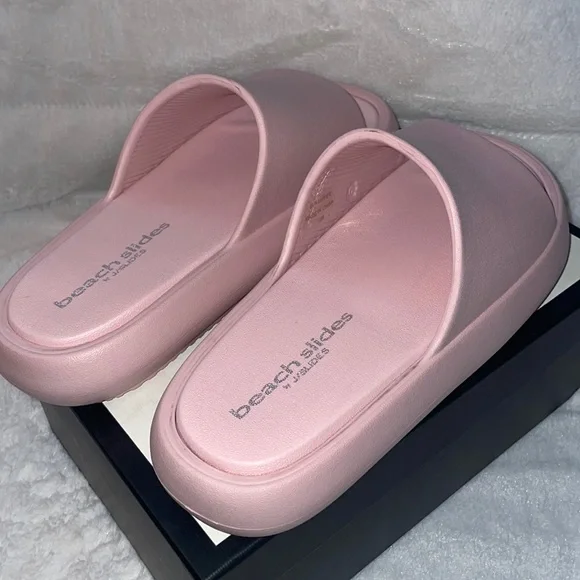 NWT J/SLIDES SQUISH Light Pink EVA Sandals - Picture 9 of 13